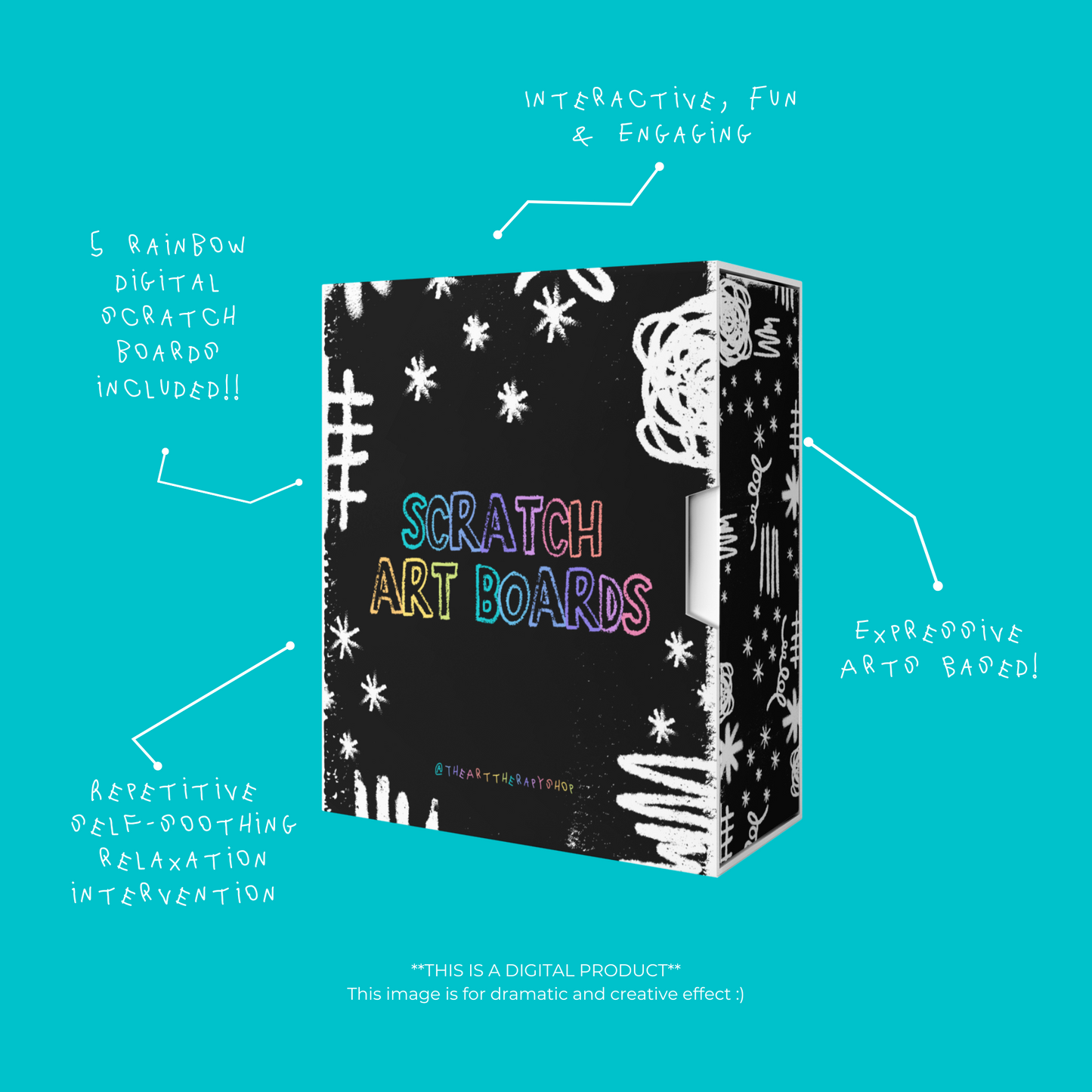 Digital Scratch Art Boards
