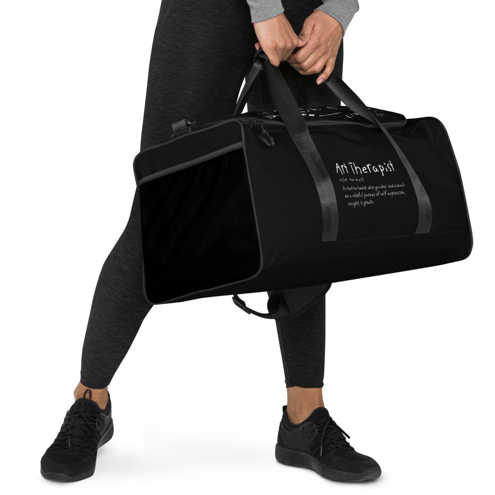 Art Therapist Defined Duffle bag