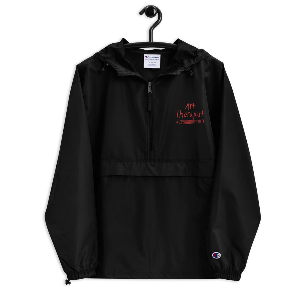 Art Therapist Embroidered Packable Jacket