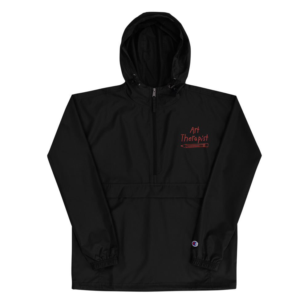 Art Therapist Embroidered Packable Jacket