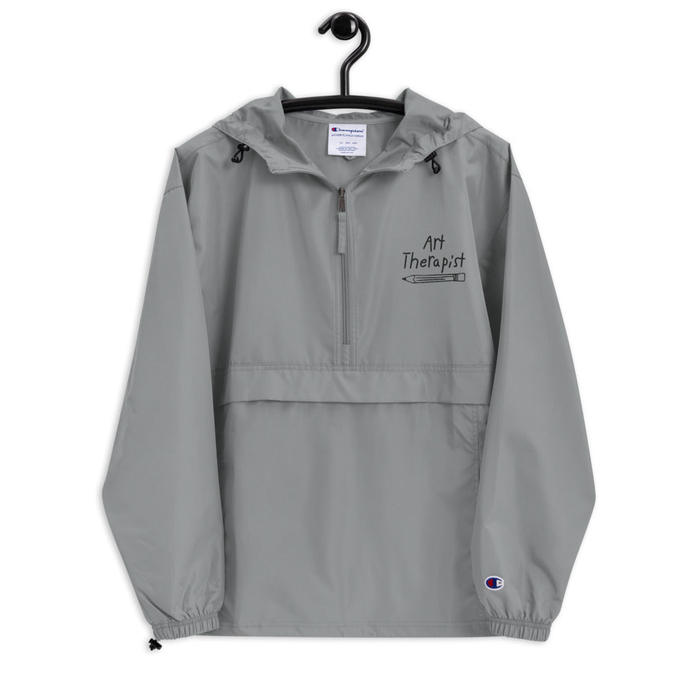 Art Therapist Embroidered Packable Jacket