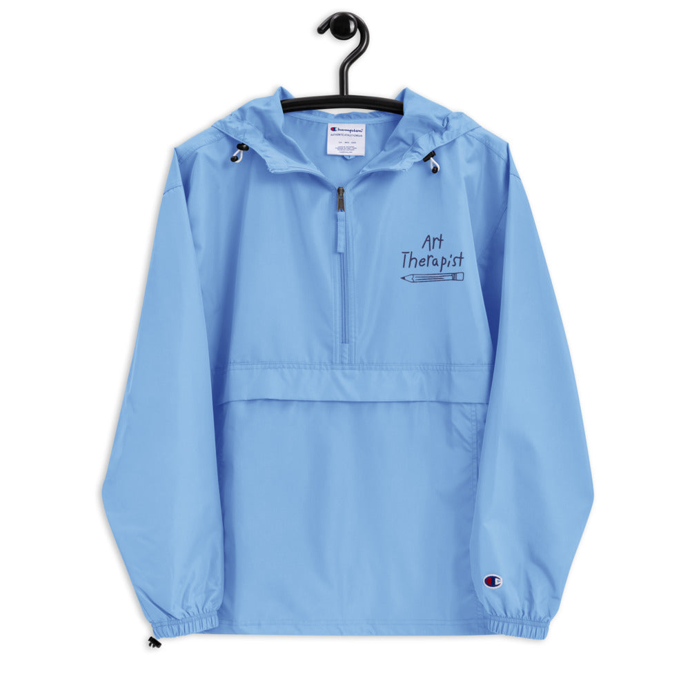 Art Therapist Embroidered Packable Jacket