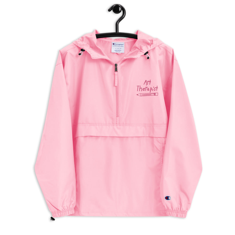 Art Therapist Embroidered Packable Jacket