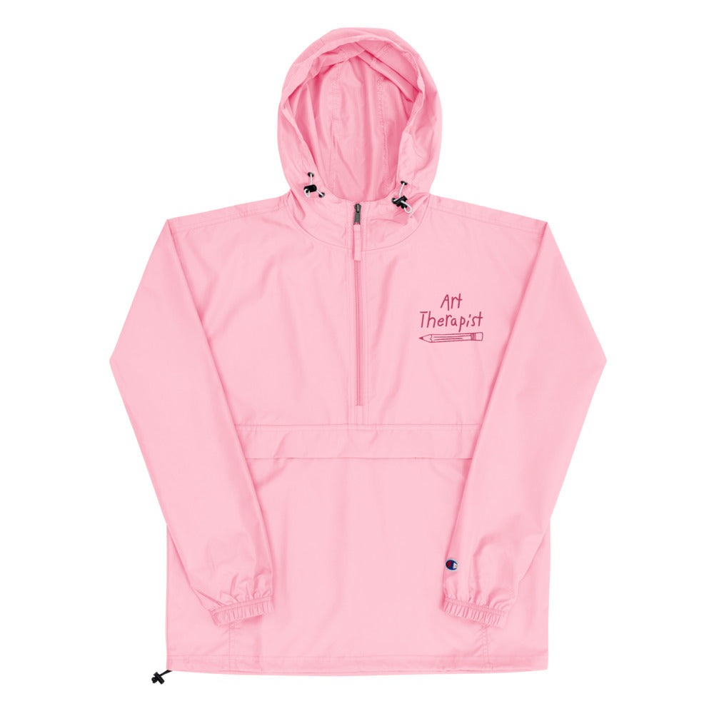 Art Therapist Embroidered Packable Jacket