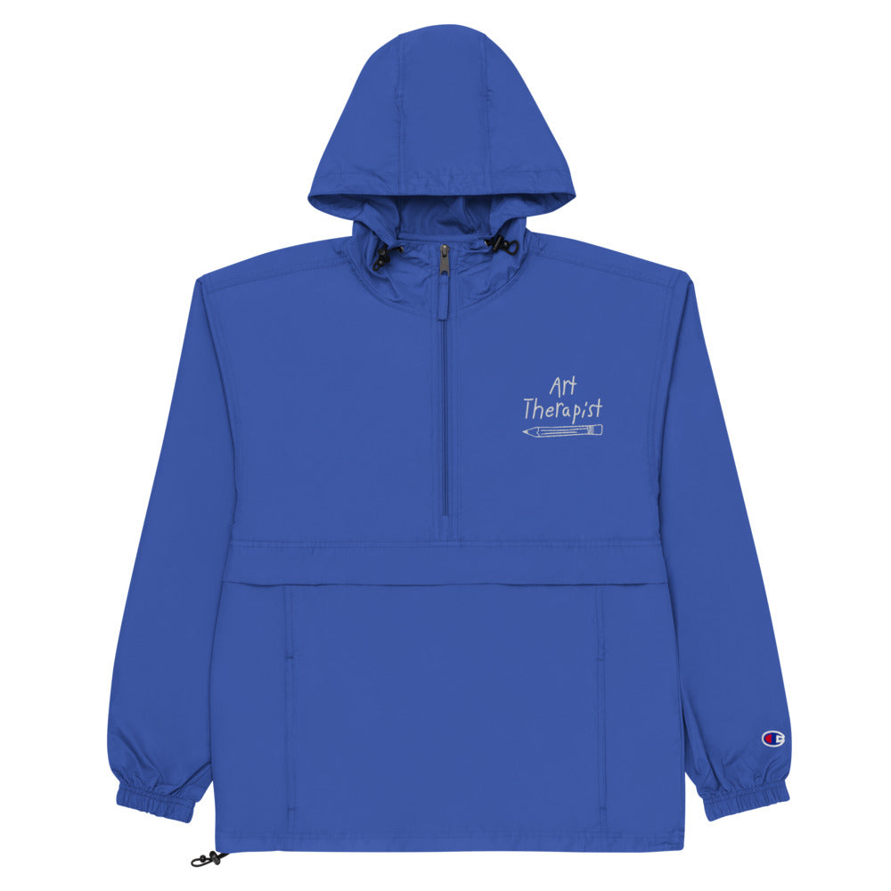 Art Therapist Embroidered Packable Jacket