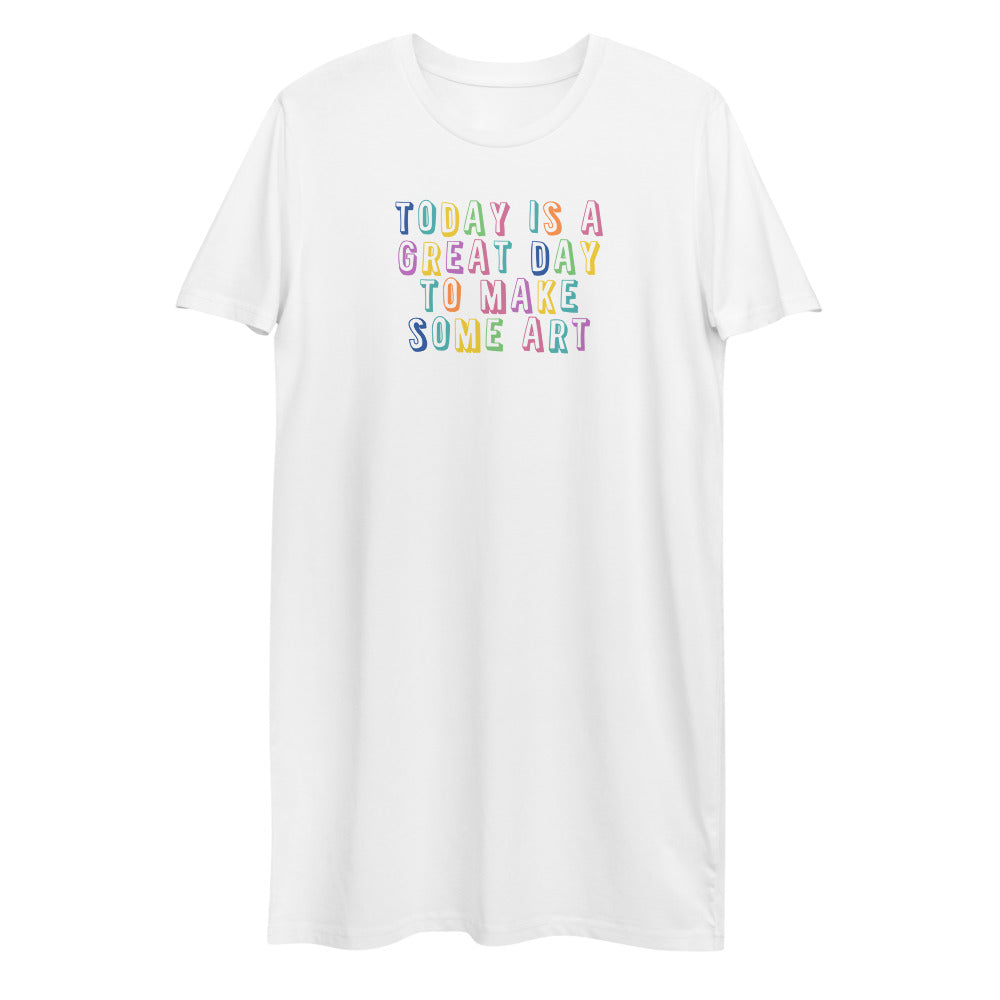Today Is A Great Day T-shirt Dress