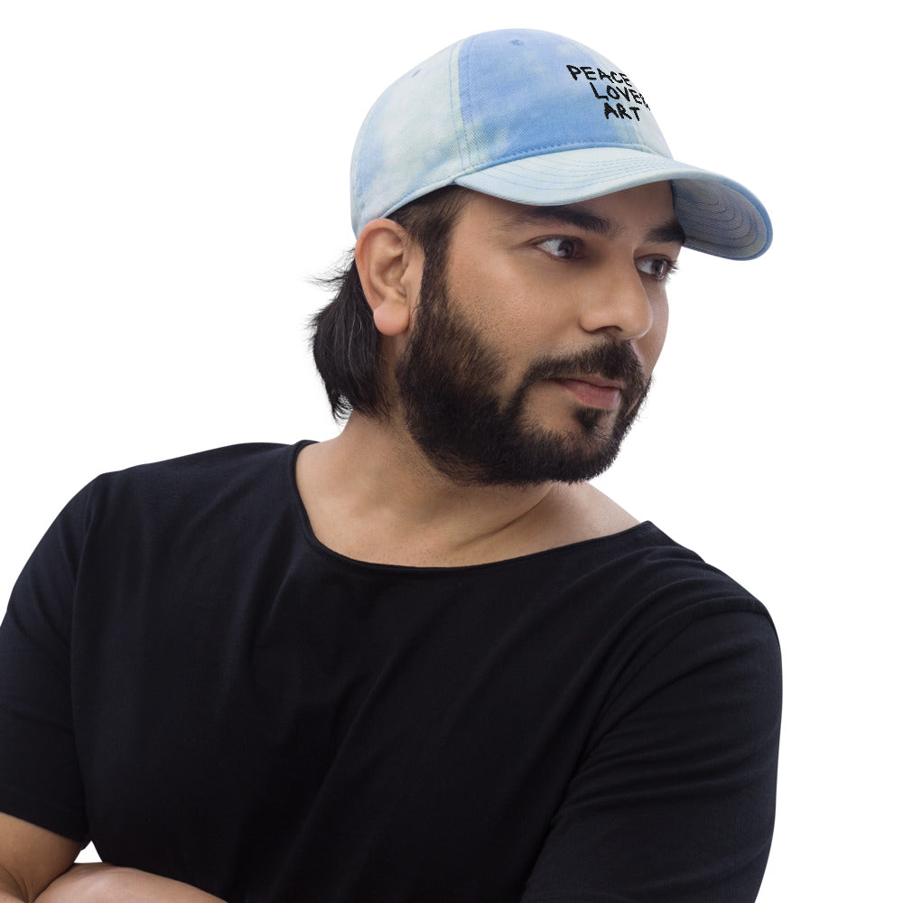 Sky Peace Love & Art Tie-dye Baseball Hat