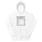 Art Therapist Nutrition Facts Hoodie