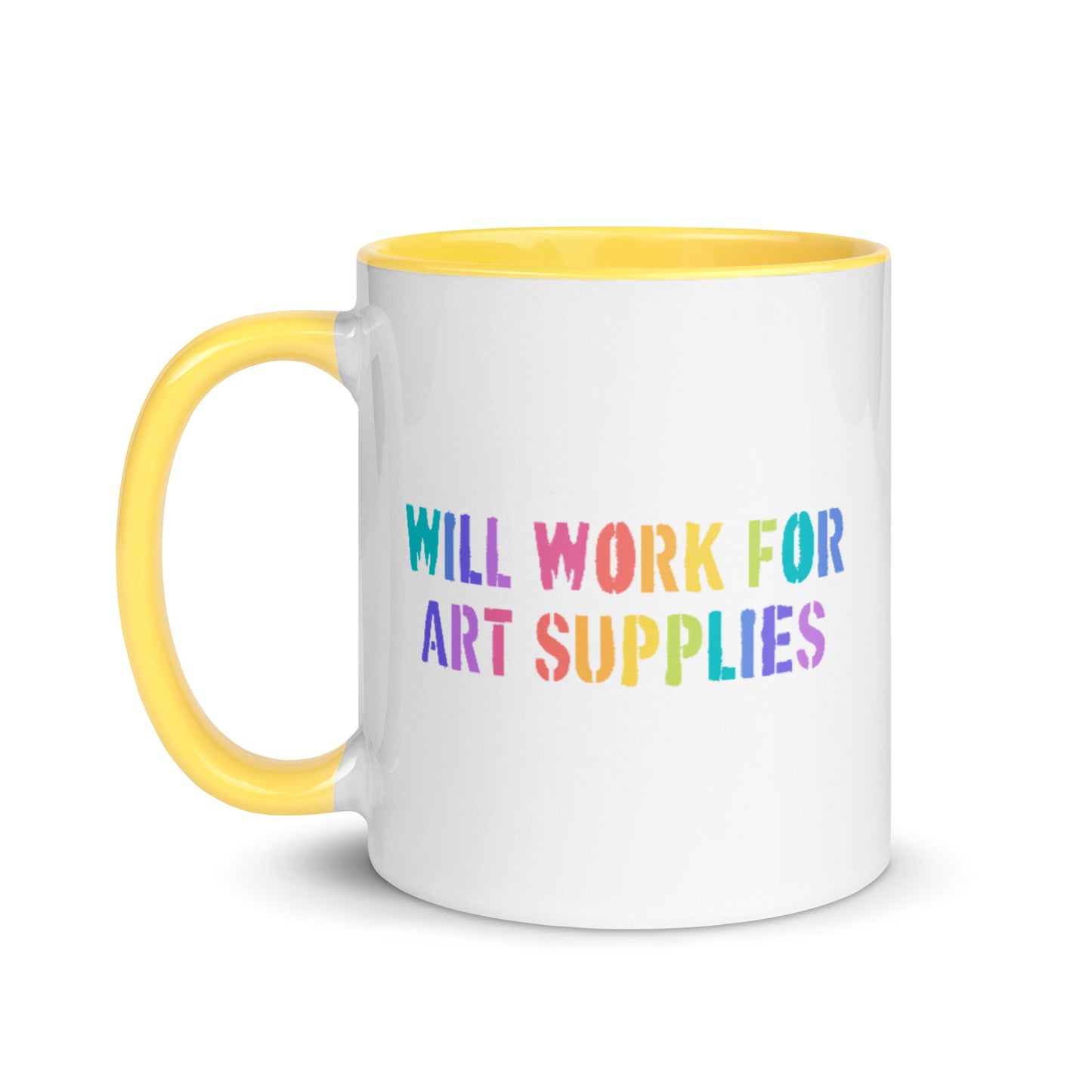 Will Work For Art Supplies Mug