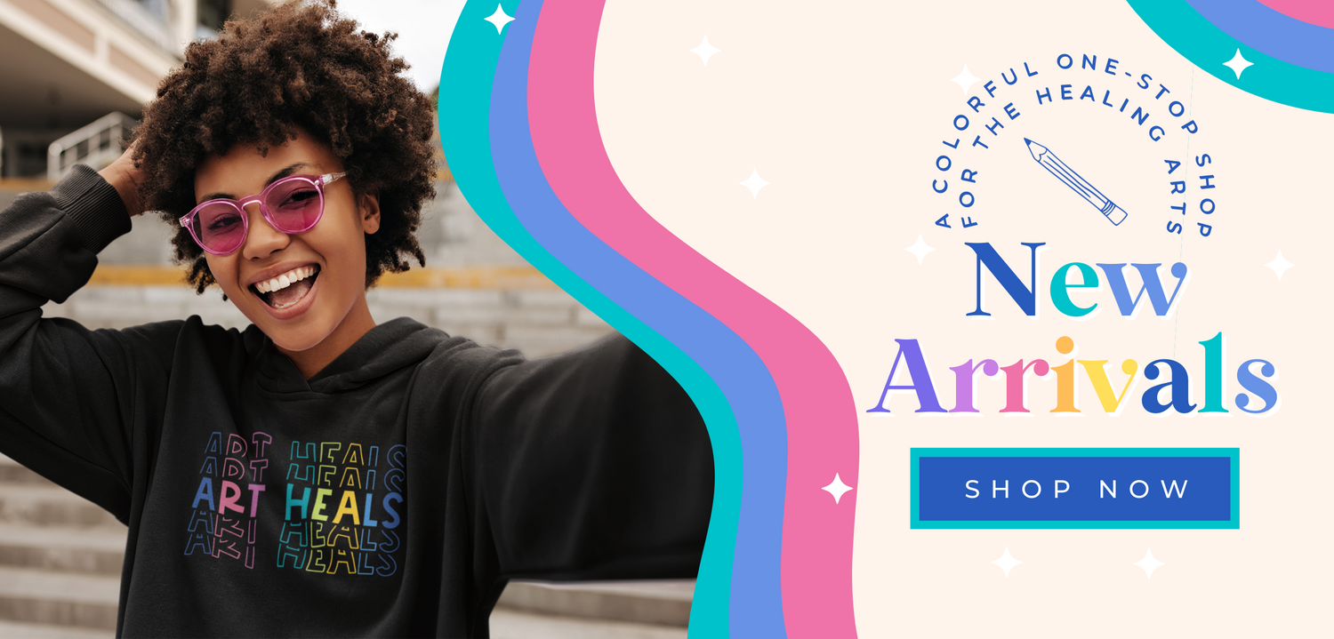  Creative Art Therapy Inspired Apparel, Accessories, & Gifts.We hope to inspire creativity while raising awareness and funds for the healing arts.