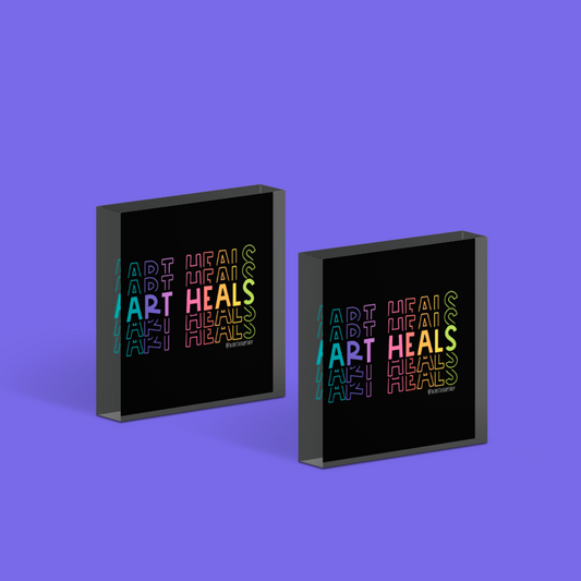 Art Heals Acrylic Block