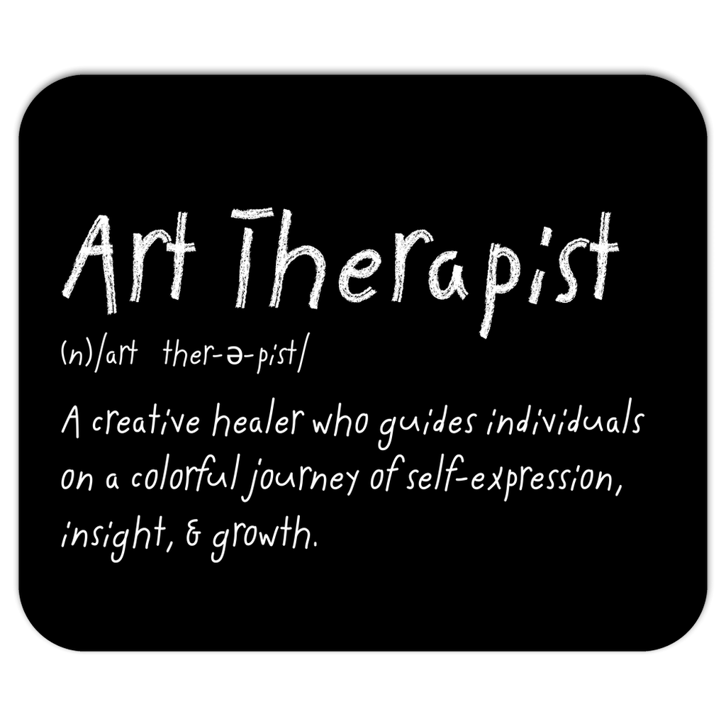 Art Therapist Defined Mousepads