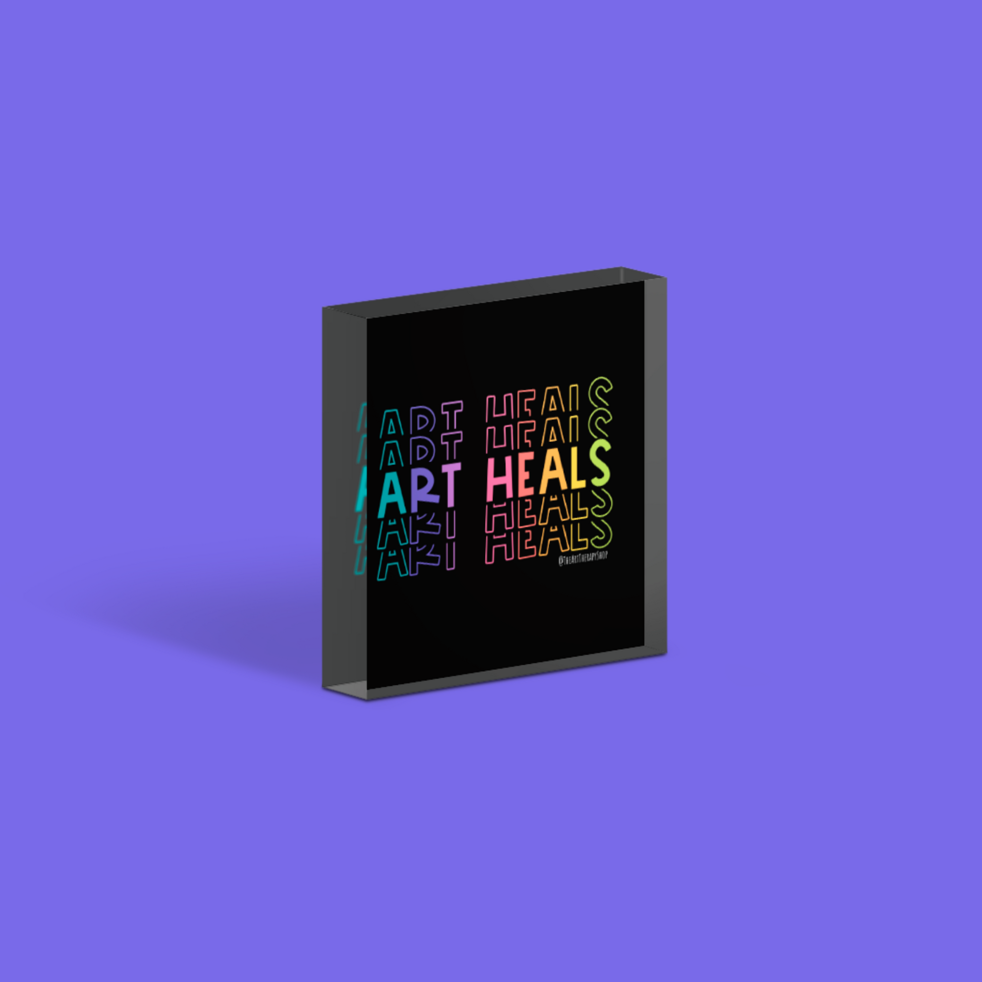 Art Heals Acrylic Block