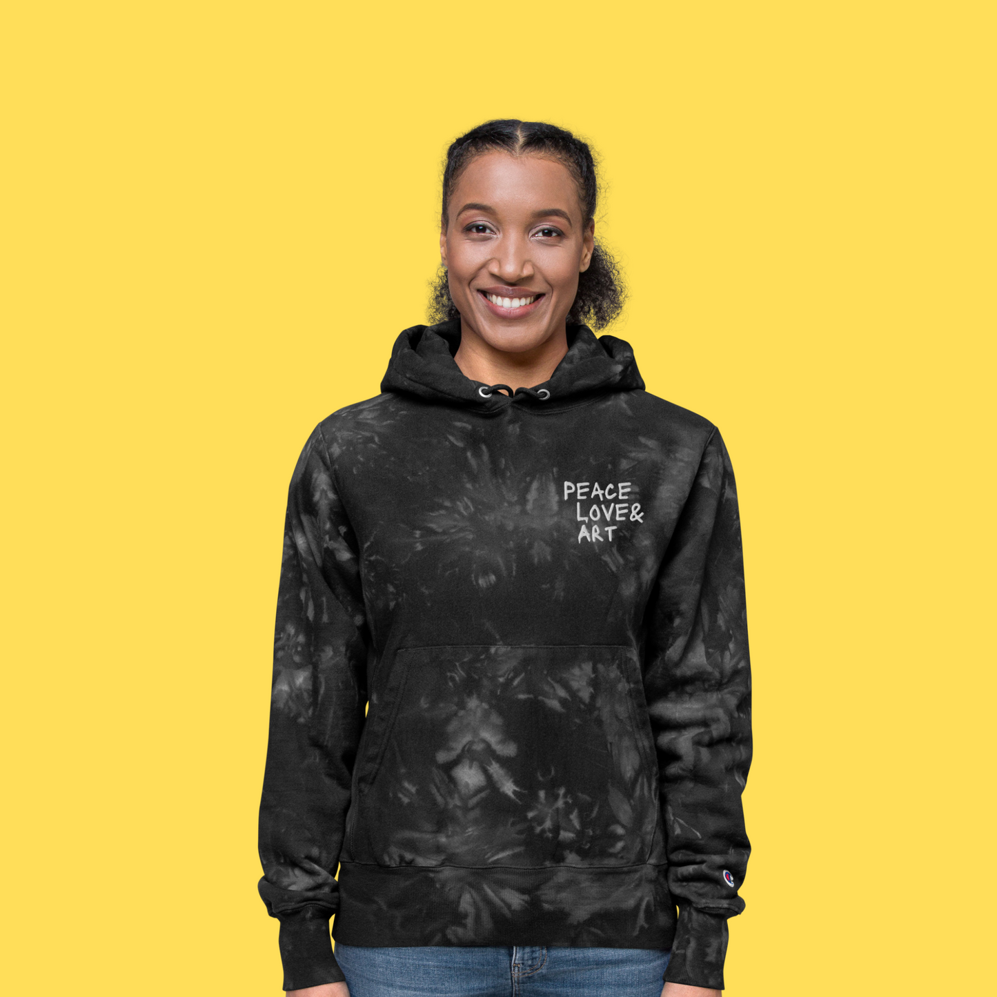 Peace love world tie dye hoodie hotsell