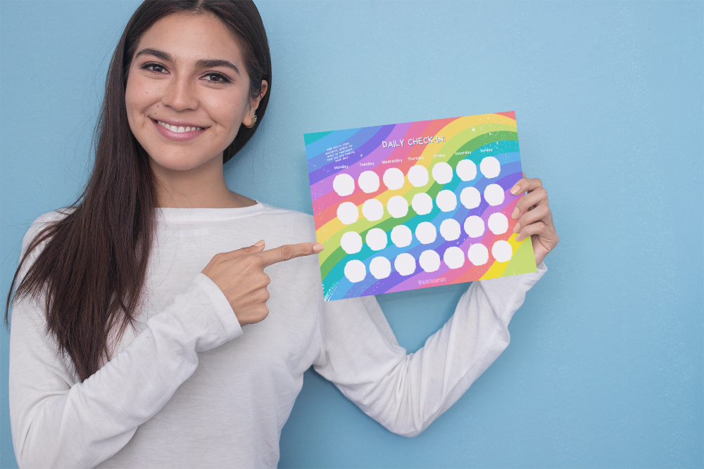 Free printable Daily Check In
