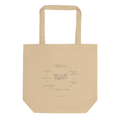 Art is My Therapy Tote Bag