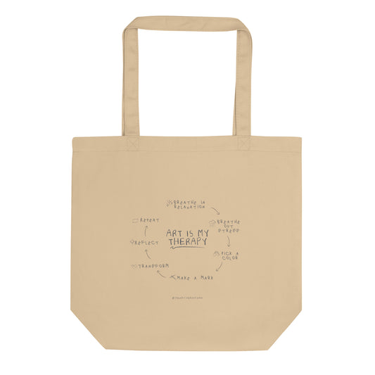 Art is My Therapy Tote Bag