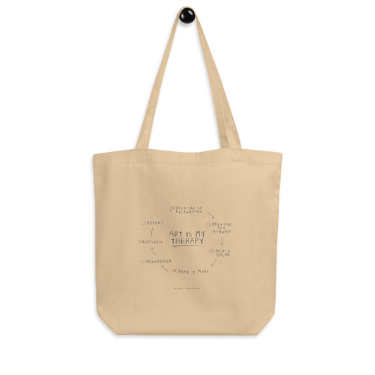Art is My Therapy Tote Bag