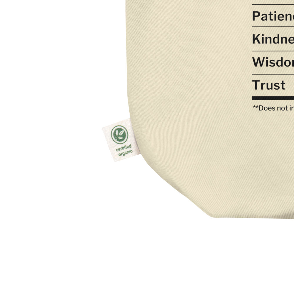 Art Therapist Nutrition Facts Tote Bag