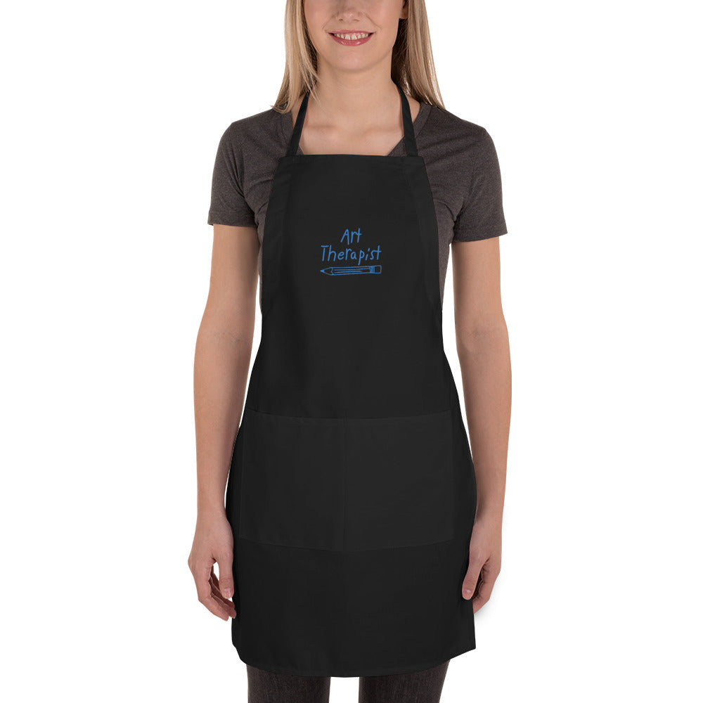 Art Therapist Embroidered Apron