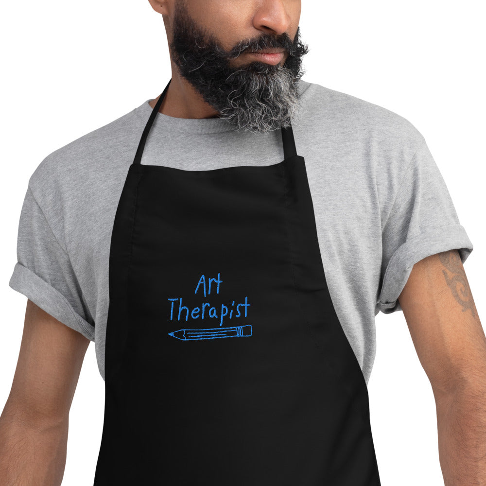 Art Therapist Embroidered Apron