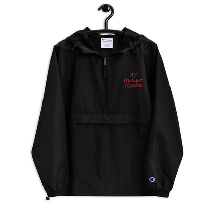 Art Therapist Embroidered Packable Jacket