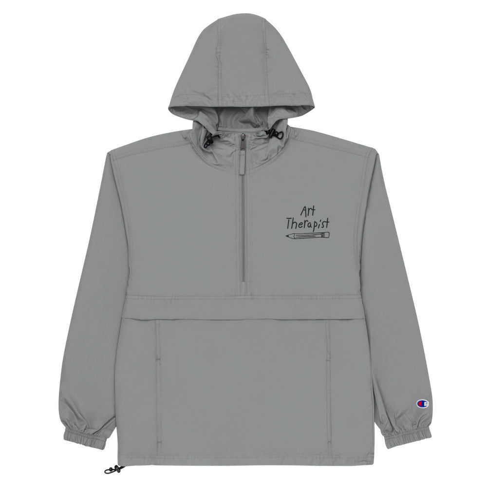 Art Therapist Embroidered Packable Jacket