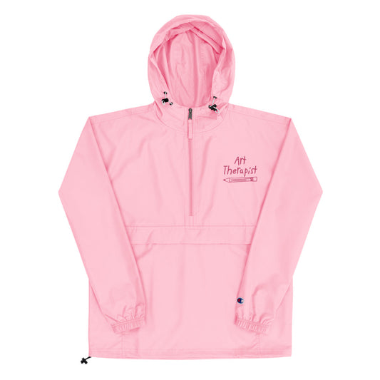 Art Therapist Embroidered Packable Jacket