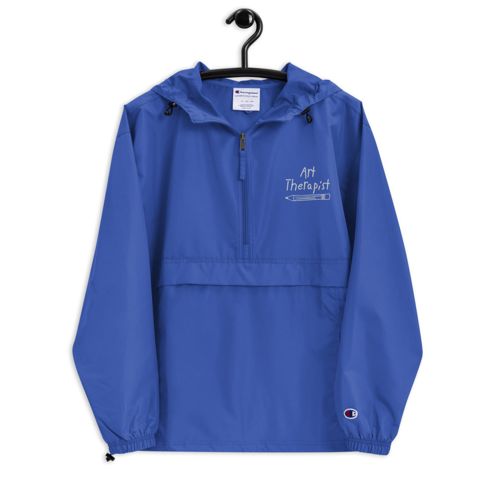 Art Therapist Embroidered Packable Jacket