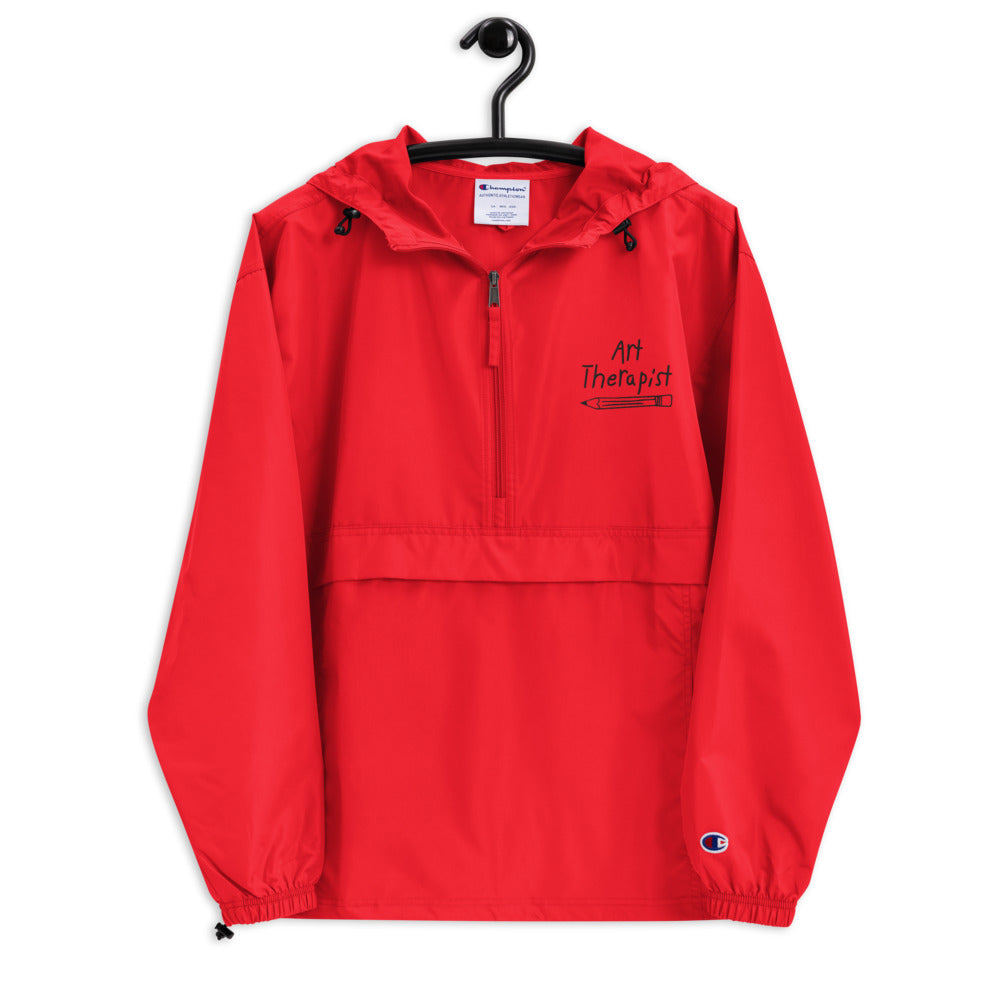 Art Therapist Embroidered Packable Jacket