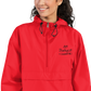 Art Therapist Embroidered Packable Jacket