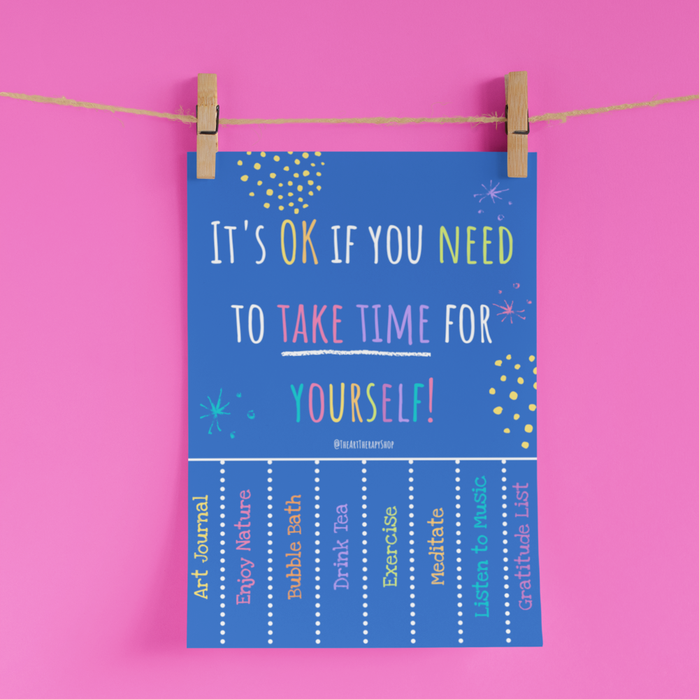 Self-Care Art Print