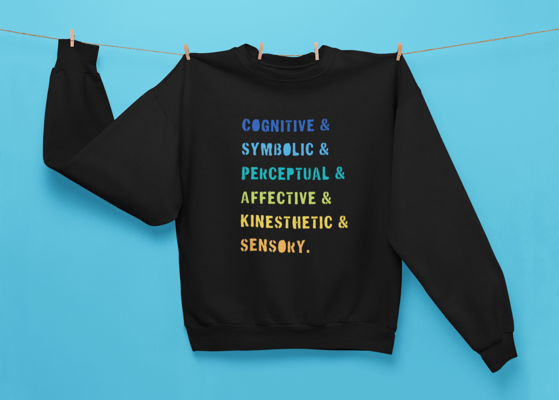 Rainbow ETC Model Sweatshirt