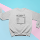 Art Therapist Nutrition Facts Sweatshirt
