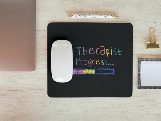 Art Therapist In Progress Mousepads