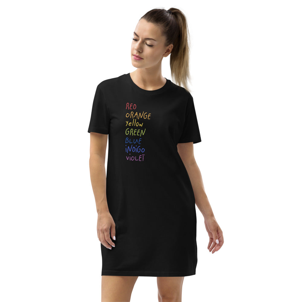 ROYGBIV T-shirt Dress