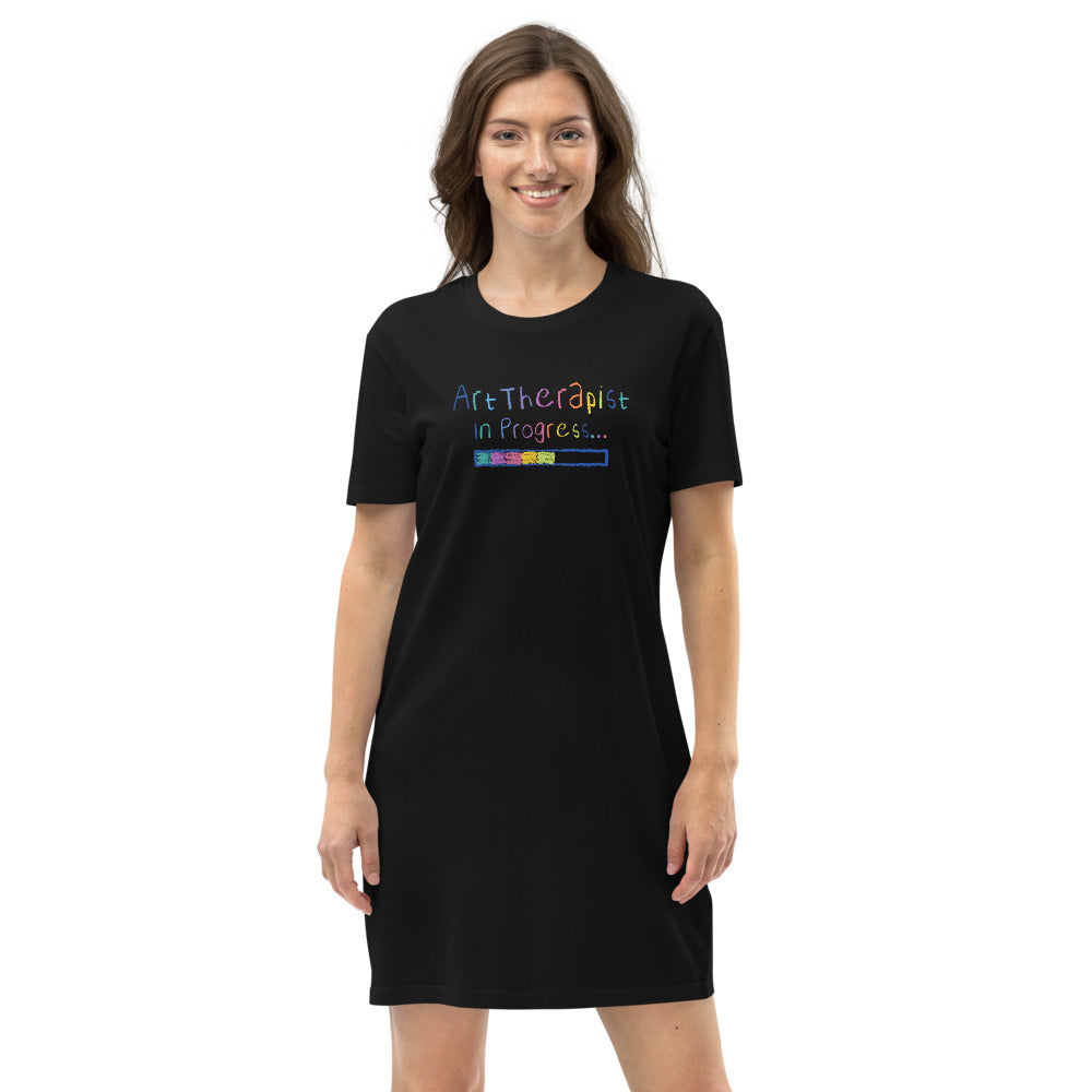 Art Therapist In Progress T-Shirt Dress