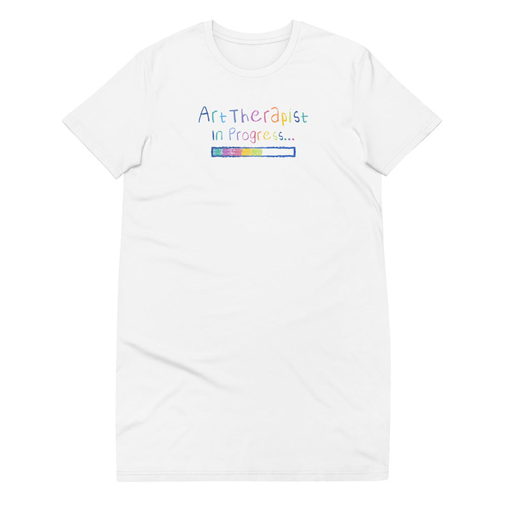 Art Therapist In Progress T-Shirt Dress