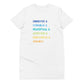 Rainbow ETC Model T-shirt Dress