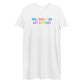 Will Work For Art Supplies Rainbow T-shirt dress