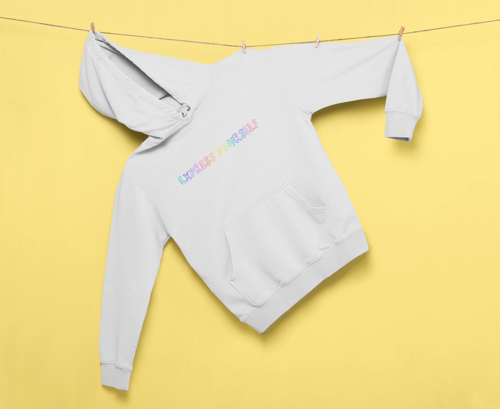 Express 2025 yellow hoodie