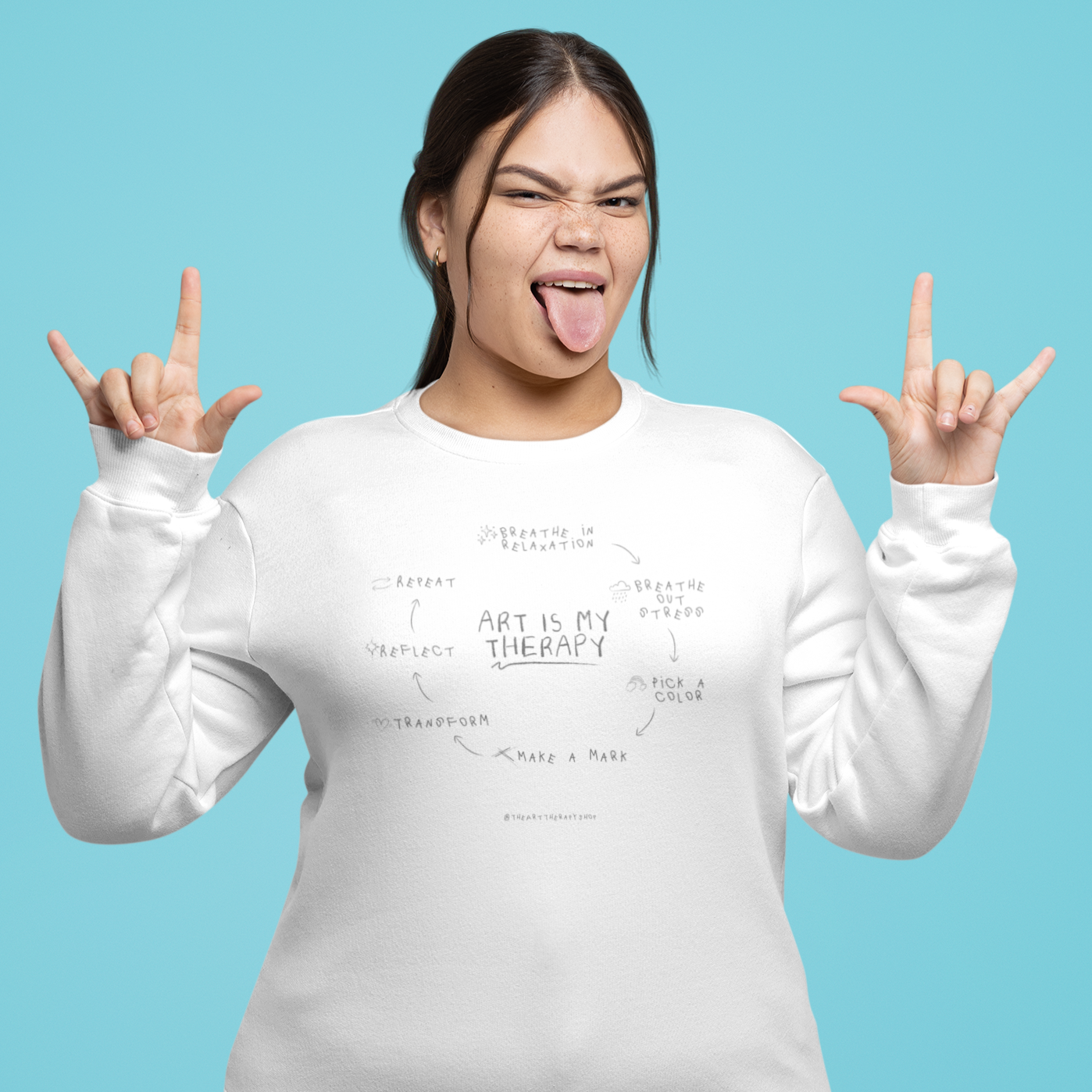 Art is My Therapy Sweatshirt