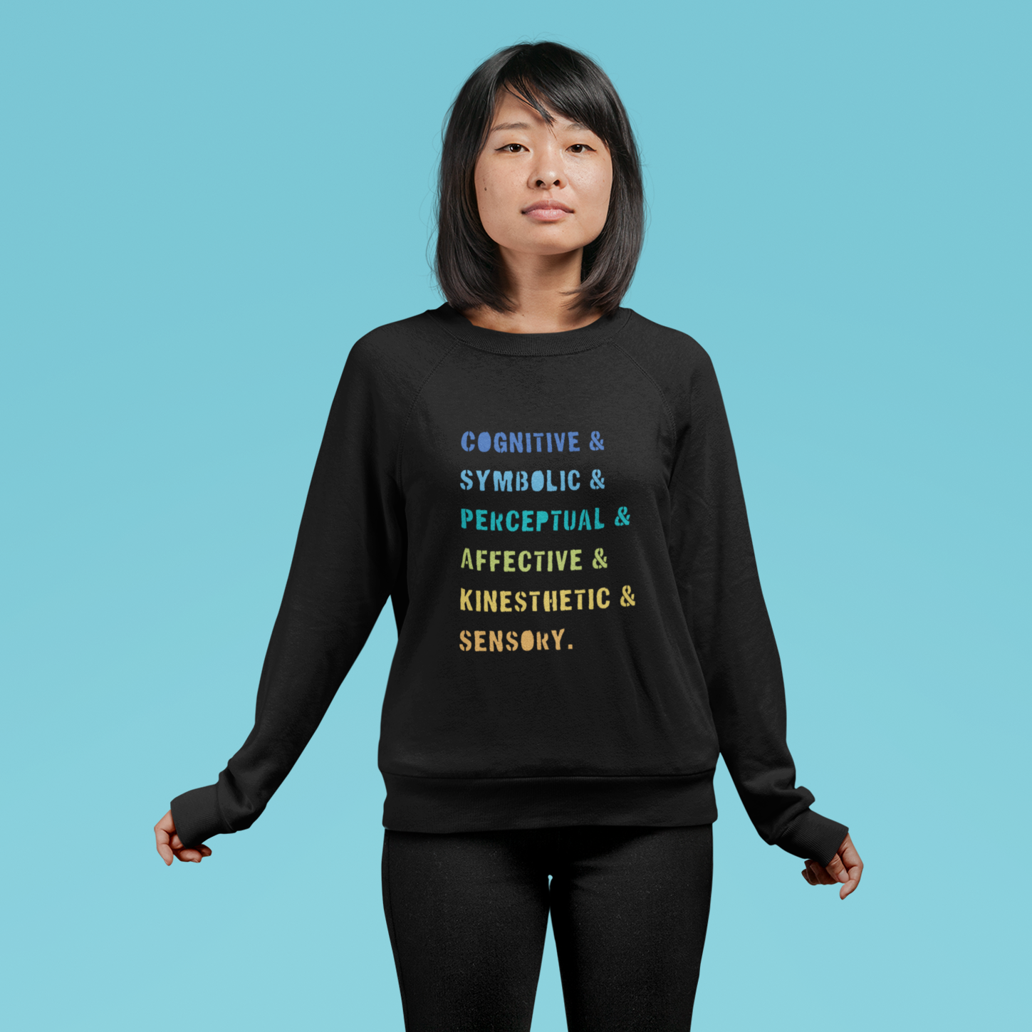 Rainbow ETC Model Sweatshirt