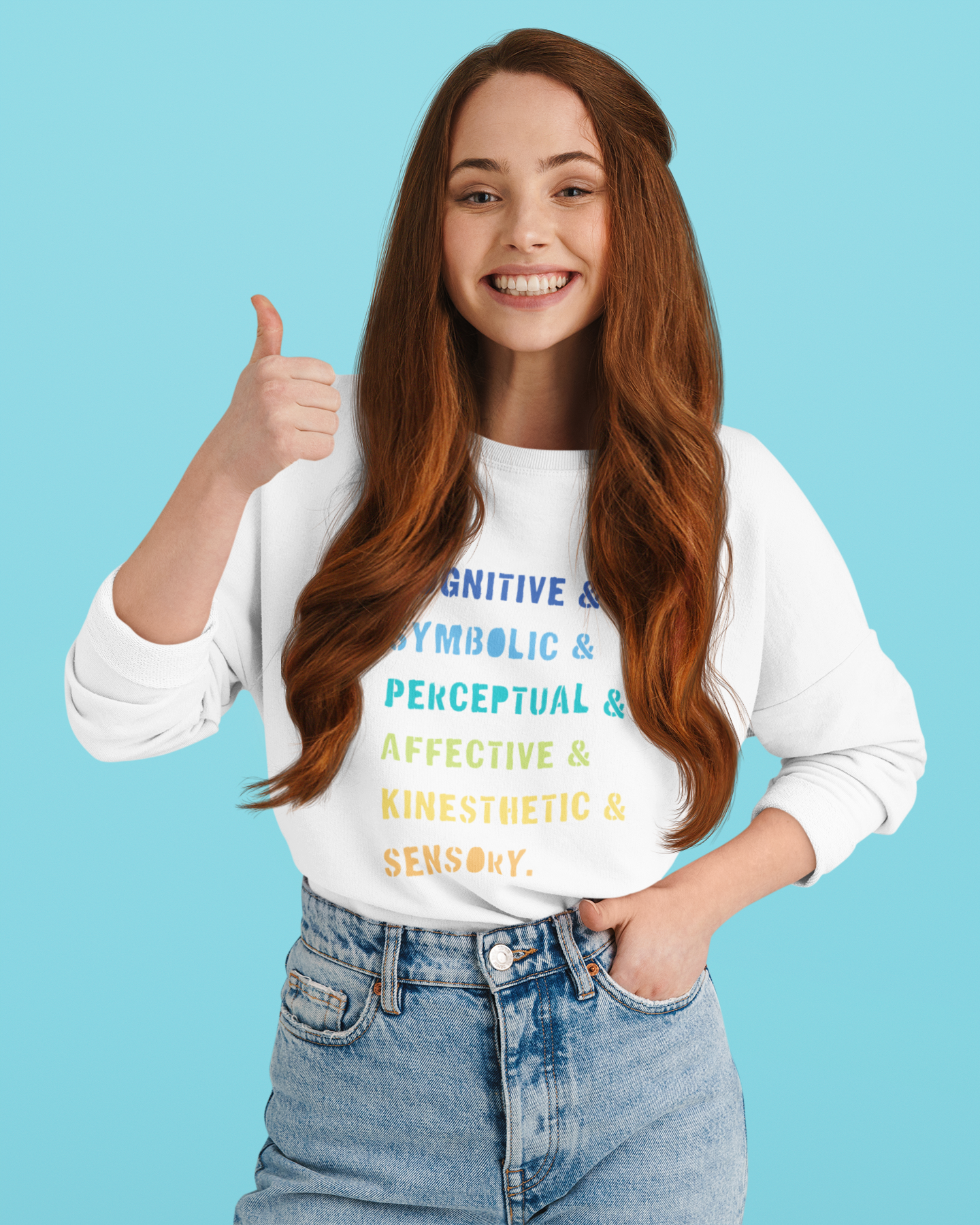 Rainbow ETC Model Sweatshirt