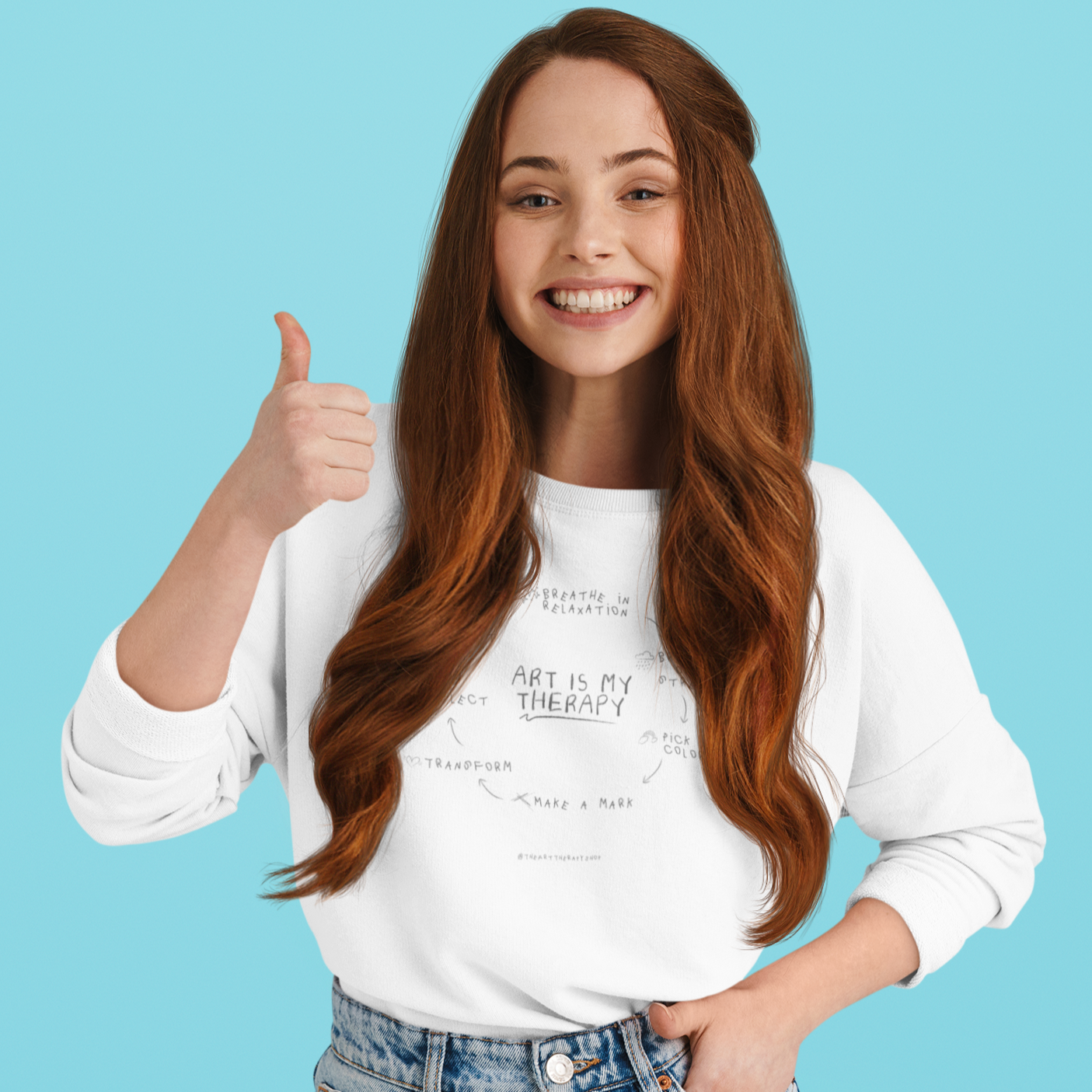 Art is My Therapy Sweatshirt
