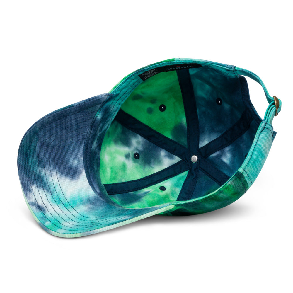 Ocean Peace Love & Art Tie-dye Baseball Hat