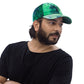 Ocean Peace Love & Art Tie-dye Baseball Hat