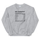Art Therapist Nutrition Facts Sweatshirt
