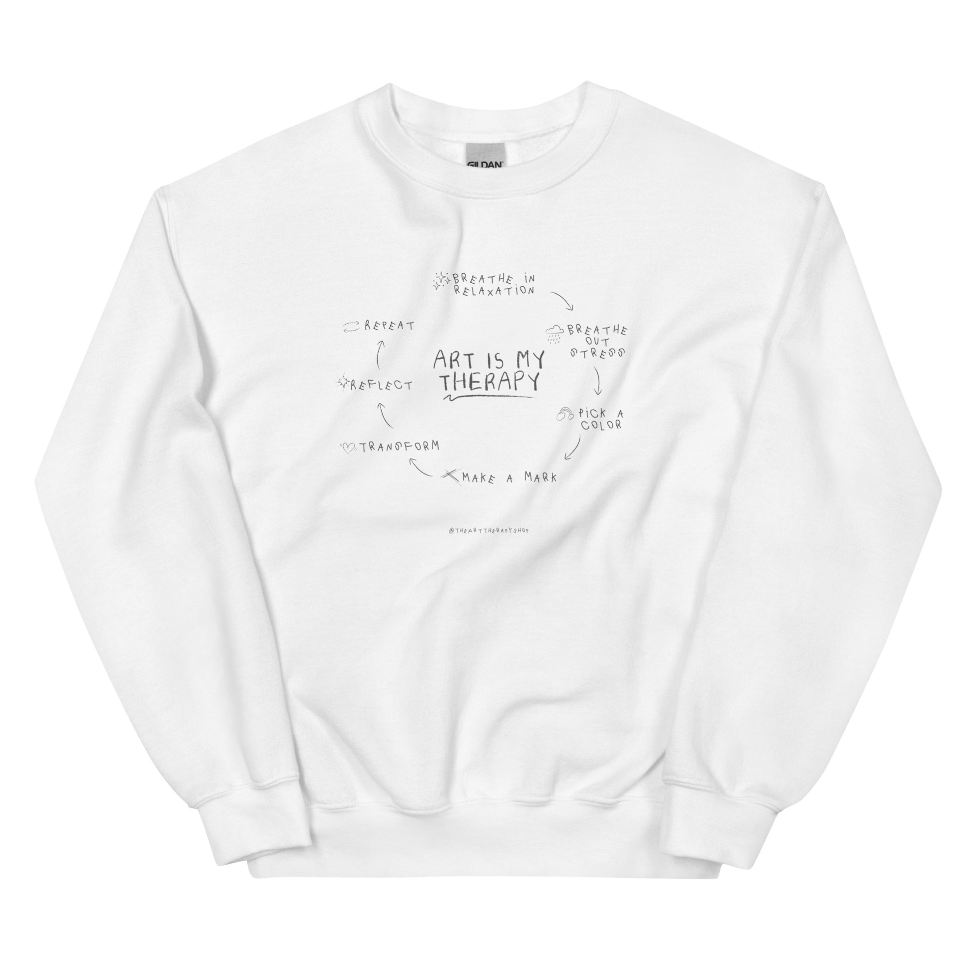 Art is My Therapy Sweatshirt