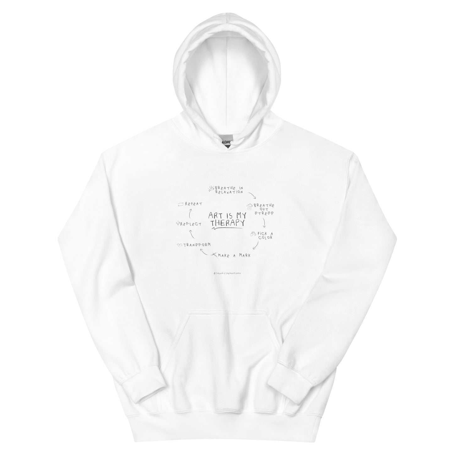 Art is My Therapy Hoodie